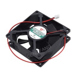 NEW for YTD158025S DC 15V 0.35A 2-wire 80x80x25mm Cooling Fan