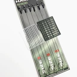 1set=6pcsHook Size 6#8#10# Carp Fishing Barbless Hook Bait Stopper Boillies Carp Fishing Hair Rigs Ready Made Boilie Hand Tied