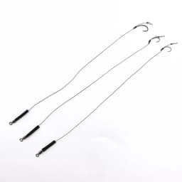 1set=6pcsHook Size 6#8#10# Carp Fishing Barbless Hook Bait Stopper Boillies Carp Fishing Hair Rigs Ready Made Boilie Hand Tied