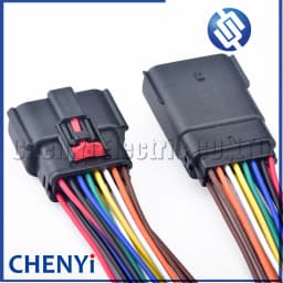 16 Pin Headlight Socket Automotive Lamp Light Connector For Ford Focus Mondeo EDGE Fiesta 33472-1740 33472-1601 with wire