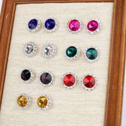 YCDZSWWL Classic Women Crystal Stud Earrings Elegant Ladies Diamante Ear Studs Earclip for Wedding Banquet Dance Party