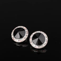 YCDZSWWL Classic Women Crystal Stud Earrings Elegant Ladies Diamante Ear Studs Earclip for Wedding Banquet Dance Party