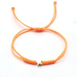 Gold Silver Colour Star Bracelet Couple Wish Good Lucky String Braided Simple Adjustable Charm Bracelets for Men Women Jewelry