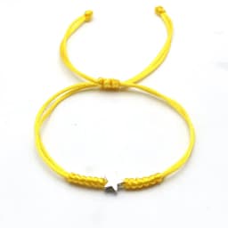 Gold Silver Colour Star Bracelet Couple Wish Good Lucky String Braided Simple Adjustable Charm Bracelets for Men Women Jewelry