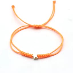 Gold Silver Colour Star Bracelet Couple Wish Good Lucky String Braided Simple Adjustable Charm Bracelets for Men Women Jewelry