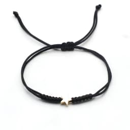 Gold Silver Colour Star Bracelet Couple Wish Good Lucky String Braided Simple Adjustable Charm Bracelets for Men Women Jewelry