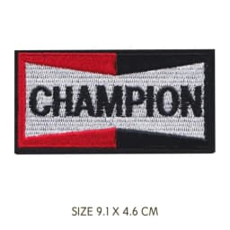 Champion Letters Iron On Embroidered Clothes Patches For Girl Woman Clothing Stickers Garment Wholesale