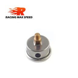 1/8 NPT Fuel Pressure Gauge Liquid 0-160 psi Oil Press Gauge Fuel Gauge White Face Universal Black