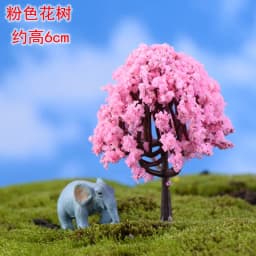 Mini Tree Fairy Garden Miniatures Micro Landscape Resin Crafts Bonsai Figurine Garden Terrarium Accessories Supply