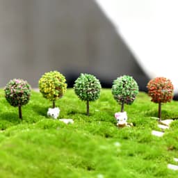 Mini Tree Fairy Garden Miniatures Micro Landscape Resin Crafts Bonsai Figurine Garden Terrarium Accessories Supply
