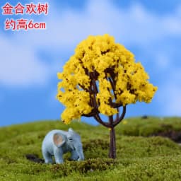 Mini Tree Fairy Garden Miniatures Micro Landscape Resin Crafts Bonsai Figurine Garden Terrarium Accessories Supply
