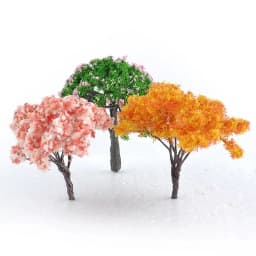 Mini Tree Fairy Garden Miniatures Micro Landscape Resin Crafts Bonsai Figurine Garden Terrarium Accessories Supply