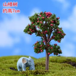 Mini Tree Fairy Garden Miniatures Micro Landscape Resin Crafts Bonsai Figurine Garden Terrarium Accessories Supply