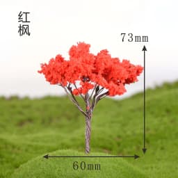 Mini Tree Fairy Garden Miniatures Micro Landscape Resin Crafts Bonsai Figurine Garden Terrarium Accessories Supply