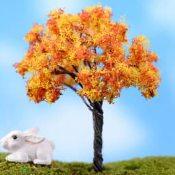 Mini Tree Fairy Garden Miniatures Micro Landscape Resin Crafts Bonsai Figurine Garden Terrarium Accessories Supply