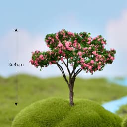 Mini Tree Fairy Garden Miniatures Micro Landscape Resin Crafts Bonsai Figurine Garden Terrarium Accessories Supply