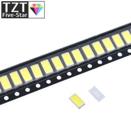 100/200pcs 5630/5730-CW/WW 0.5W-150Ma 50-55lm 6500K White Light SMD 5730 5630 LED 5730 diodes (3.2~3.4V)
