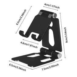 Phone Holder Stand for iPhone 12 11 Pro Max Xiaomi mi 10 Metal Phone Holder Foldable Mobile Phone Stand Desk For iPhone 17 15 16