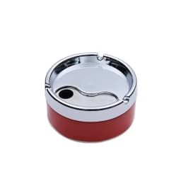 Portable Round Spinning Ashtray Cigarette Ash Stainless Steel Ashtray Housewares Spinning with Cover WF1015