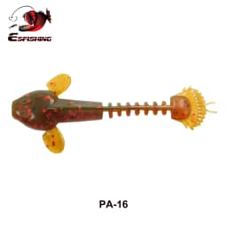 ESFISHING Pesca Worm Bait Salamander 55mm1.2g 10pcs Swing Lively Bionic Isca Artificial Best Fishing Lure Tackle