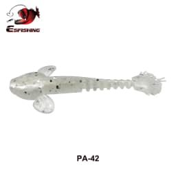 ESFISHING Pesca Worm Bait Salamander 55mm1.2g 10pcs Swing Lively Bionic Isca Artificial Best Fishing Lure Tackle