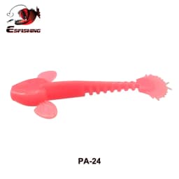 ESFISHING Pesca Worm Bait Salamander 55mm1.2g 10pcs Swing Lively Bionic Isca Artificial Best Fishing Lure Tackle