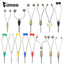 Bimoo Steel-Alloy and Bi-ceramic Tip Fly Tying Bobbin Holder Standard & Small Thread Bobbin Fishing Dry Wet Fly Lure Making Tool