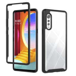 Hybrid Rugged Armor Shockproof Phone Case For LG Velvet 5G G9 V60 G8 V50s G8X ThinQ Soft TPU Frame Transparent Back Cover Fundas