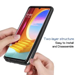 Hybrid Rugged Armor Shockproof Phone Case For LG Velvet 5G G9 V60 G8 V50s G8X ThinQ Soft TPU Frame Transparent Back Cover Fundas