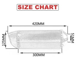 51mm Universal Motorcycle Exhaust Muffler Carbon Fiber R77 Escape Moto for Yamaha R3 R6 MT07 for Kawasaki Z900 Z400 RC390 ER6N