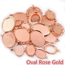 30Gram Mix Styles Antique Brone Silver Plated Zinc Alloy Pendant Blank Cameo Cabochon Base Setting Bezels Jewelry Accessories