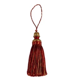 1PC European Style Tassel With Hanging Rope Silk Sewing Tassels Trim Decorative Key Tassel For Curtains Home Decoration