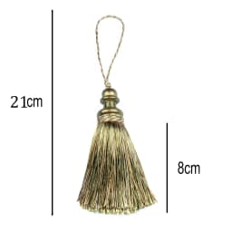 1PC European Style Tassel With Hanging Rope Silk Sewing Tassels Trim Decorative Key Tassel For Curtains Home Decoration