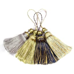 1PC European Style Tassel With Hanging Rope Silk Sewing Tassels Trim Decorative Key Tassel For Curtains Home Decoration