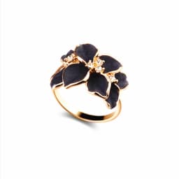Rose Flowers Rings Vintage Resizable Finger Rings Valentine's Day Gift Jewelry Hot Sale Open Ring For Women Jewelry