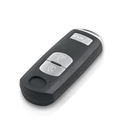 Dandkey For Mazda 3 5 6 CX5 CX7 CX-5 Atenza Clip Smart Auto 2/3/4 Buttons Car Key Shell Replacement Fob With Emergency Key Blade