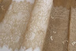 3Meters/lot 35cm width Eyelash Lace Trim Fabric Flower DIY Crafts Wedding Dress Clothing Lngeire lace material