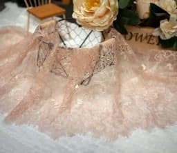 3Meters/lot 35cm width Eyelash Lace Trim Fabric Flower DIY Crafts Wedding Dress Clothing Lngeire lace material