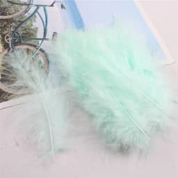 Natural Feathers 10-15cm Turkey Plume 4-6 Inches Chicken Feather Colorful Plumas Para Manualidades For Wedding Dress Decoration