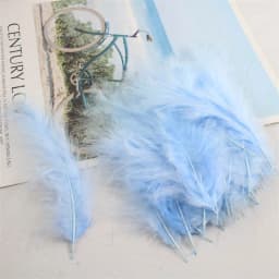 Natural Feathers 10-15cm Turkey Plume 4-6 Inches Chicken Feather Colorful Plumas Para Manualidades For Wedding Dress Decoration