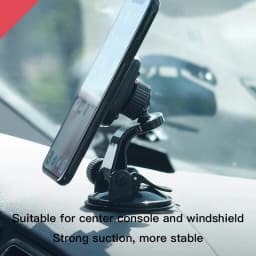Hoco Magnetic Car Sucker Phone Holder For iPhone 12 Pro Max Magnet GPS Windshield Holder For Samsung S20 S21 A52 A72 Car Holder