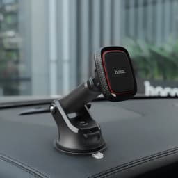 Hoco Magnetic Car Sucker Phone Holder For iPhone 12 Pro Max Magnet GPS Windshield Holder For Samsung S20 S21 A52 A72 Car Holder