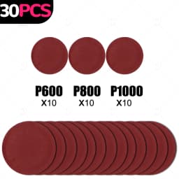 3 Inch 75mm Sandpaper Sanding Disc For Metal Auto Wood Car Wheel Restoration Sanding Polishing Kit P800 P1200 P2000 P5000