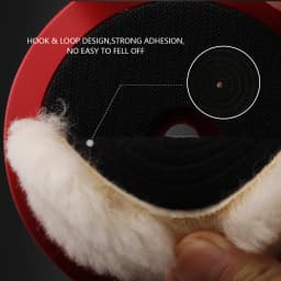 SPTA 1"/2"/3"/5"/6"/7“ T160 Heavy Cut Wool Polishing Pad High Density Lambs to Remove 1200#/1500# Sanding Disc Marks