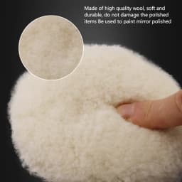 SPTA 1"/2"/3"/5"/6"/7“ T160 Heavy Cut Wool Polishing Pad High Density Lambs to Remove 1200#/1500# Sanding Disc Marks
