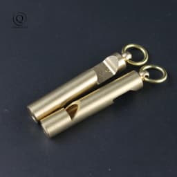 Pure Brass Outdoor Skull Whistle Keyring Hanging Jewelry Copper Training High Pitch Whistles Pendants Gifts Key Chain Ring DIY