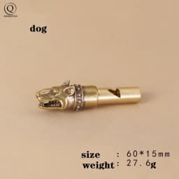 Pure Brass Outdoor Skull Whistle Keyring Hanging Jewelry Copper Training High Pitch Whistles Pendants Gifts Key Chain Ring DIY