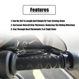 For BMW R1250GS R1200GS LC ADV F750GS F850GS F900R Motorcycle Universal Heat Shrinkable Grip Cover Non-slip Rubber Grip Glove