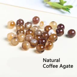 50pcs/Lot Natural Stone Big Hole Beads High Quality Amethyst Agate Jade Round Bead For For Jewelry Making Diy Bracelet Accessory