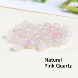 50pcs/Lot Natural Stone Big Hole Beads High Quality Amethyst Agate Jade Round Bead For For Jewelry Making Diy Bracelet Accessory